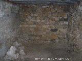 Castillo de La Guardia. Alcázar. Habitáculo de patio de armas