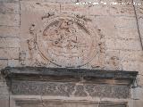 Catedral de Jaén. Fachada Sur. Escudo de la Catedral