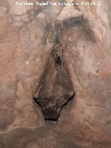 Santuario prehistórico de la Cueva de Golliat. Hornacina en flecha