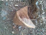 Cántara. Culo de una cántara. La Carnicera - Castellar