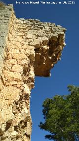 Muralla de Ja�n. Torre�n Sur II. Detalle del arranque del lienzo