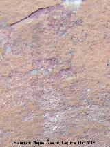 Pinturas rupestres de la Peña del Águila. L invertida