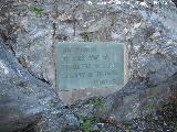 Monumento a Abderramán I. Placa