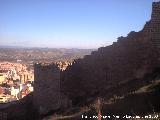 Muralla de Jaén. Torreón Norte XX. Con su lienzo de tapial derecho