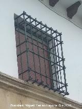 Casa de la Calle Conde Mejorada n� 43. Reja de rosetas