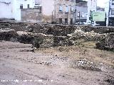 Antigua Escuela de Enfermería. Arquerías de la excavación arqueológica