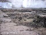 Antigua Escuela de Enfermería. Arquerías de la excavación arqueológica
