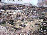 Antigua Escuela de Enfermería. Arquerías de la excavación arqueológica