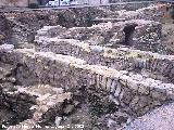 Antigua Escuela de Enfermería. Arquerías de la excavación arqueológica