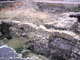 Antigua Escuela de Enfermería. Arquerías de la excavación arqueológica