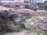 Antigua Escuela de Enfermería. Arquerías de la excavación arqueológica