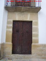 Casa de la Plaza de Santa María nº 2. Portada