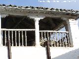 Casa de la Calle Sacramento nº 34-36. Galería alta del número 36