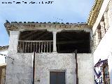 Casa de la Calle Sacramento nº 34-36. Galería alta del número 34