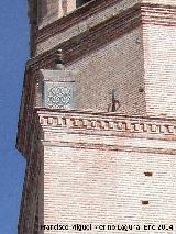 Iglesia de San Juan Bautista. Detalle del pináculo del campanario