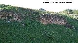 Oppidum del Cerro de Santa Catalina. Muralla