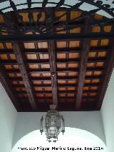 Palacio del Marqués de Beniel. Artesonado del zaguán