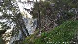 Cerro de Santa Catalina. Paredes rocosas del la ladera norte