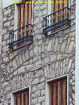 Edificio de la Calle Bernabé Soriano nº 13. Arco cegado