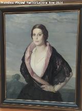 Museo Provincial. Retrato de Rosa Moreno Carbonero. Cuadro de Mois�s Fern�ndez de Villasante 1930